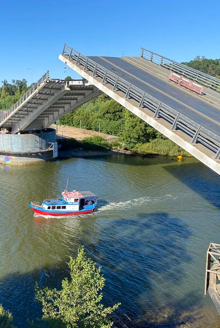 Cau Cau Brücke in Chile Cau Cau Brücke in Chile